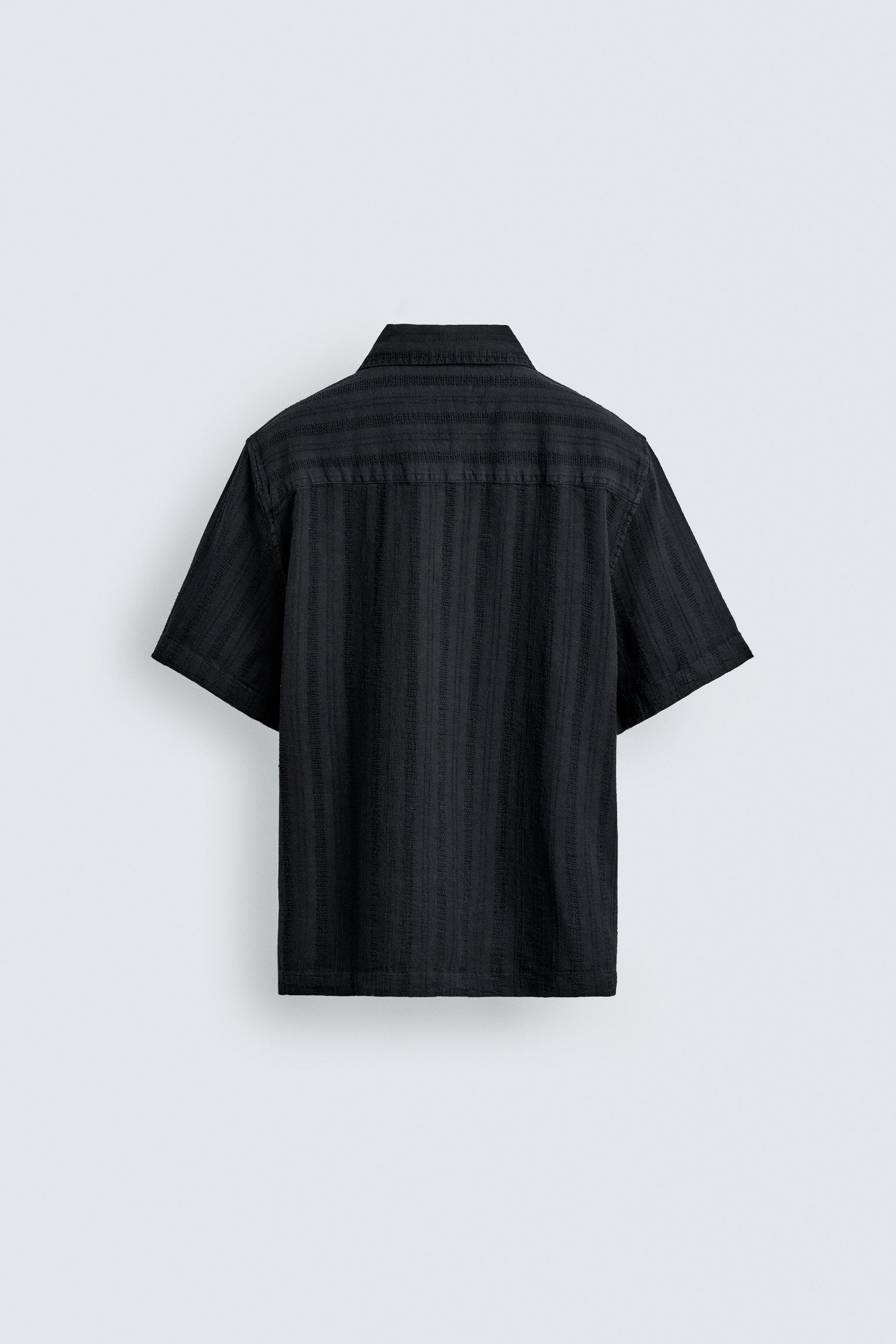 WASHED TEXTURED SHIRT